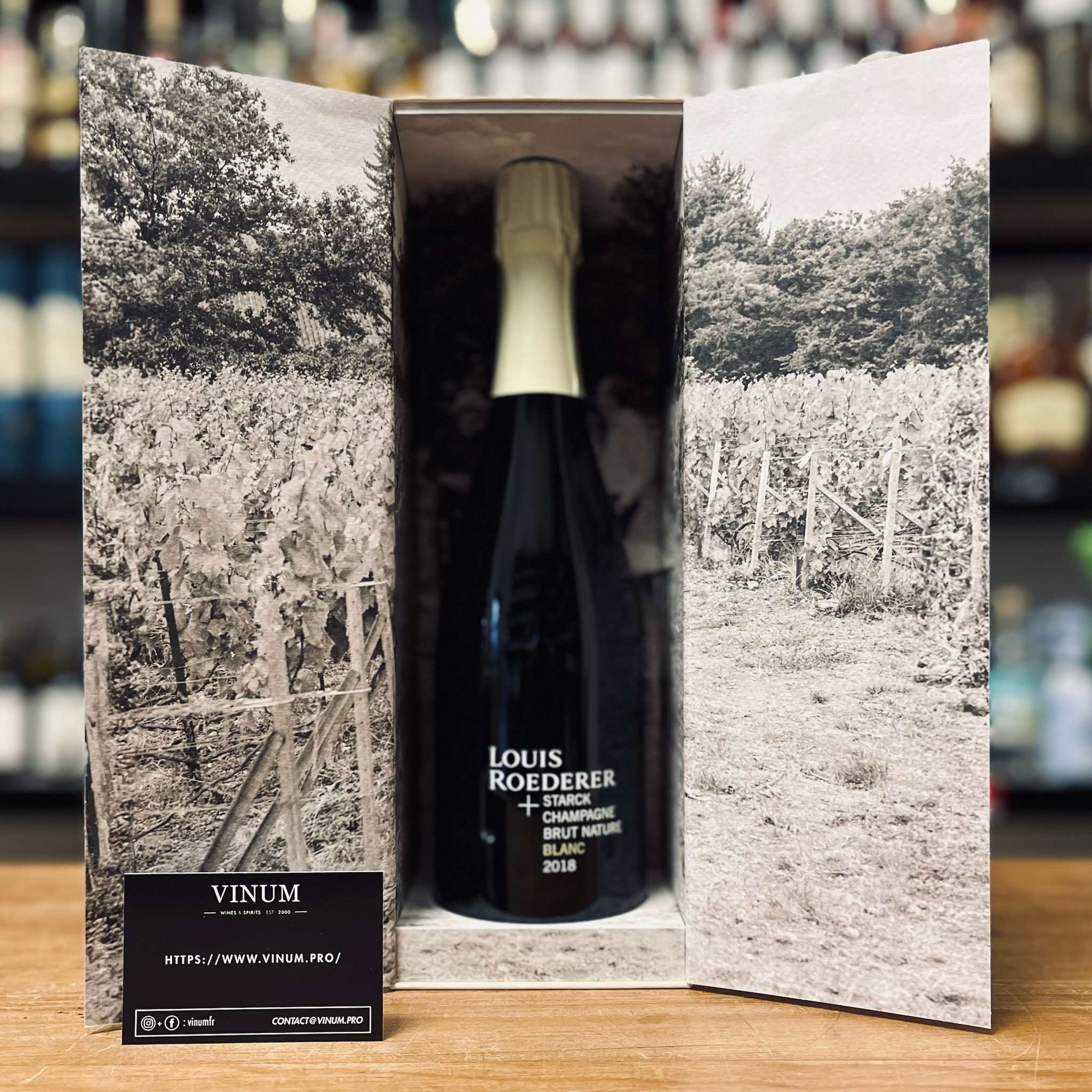 VINUM - Roederer Brut Nature Starck Blanc 2018