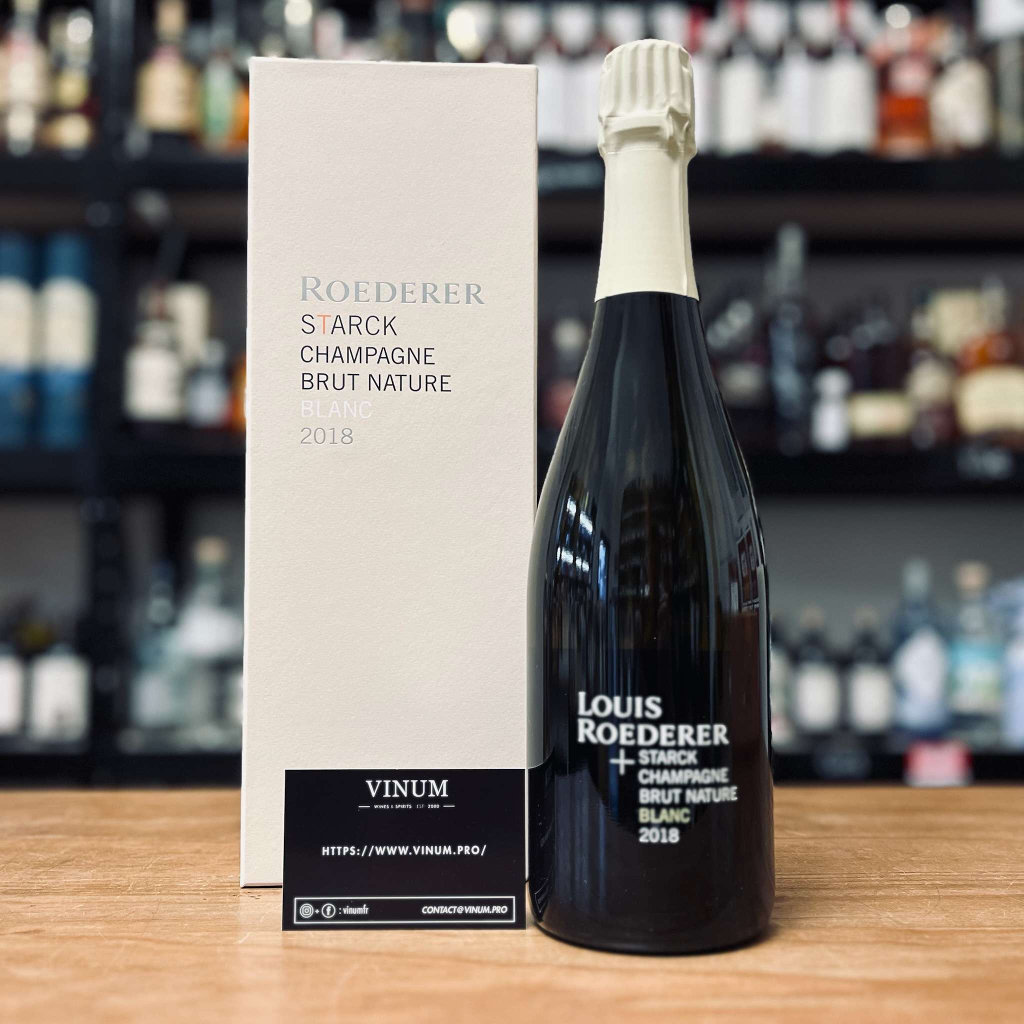 VINUM - Roederer Brut Nature Starck Blanc 2018