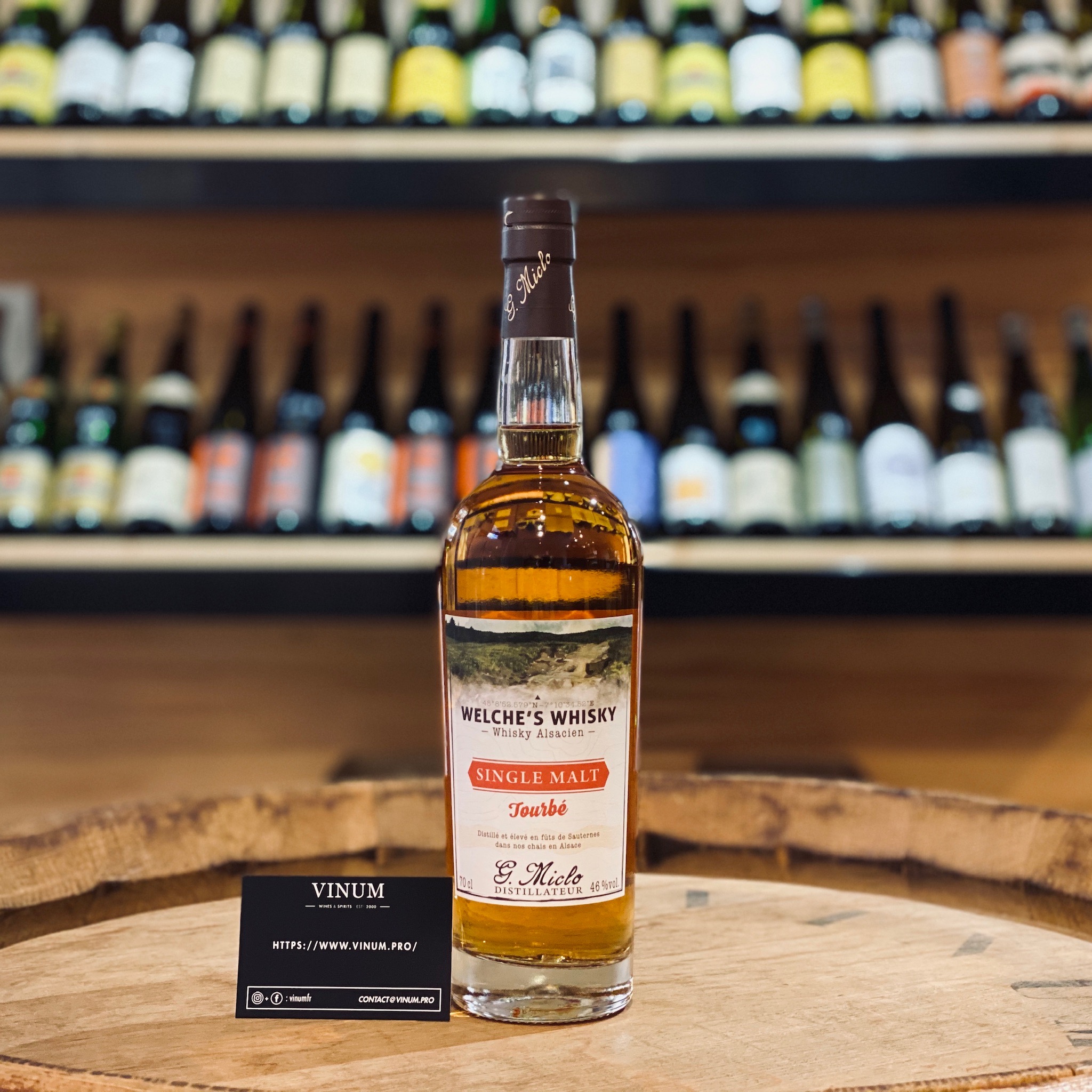 Miclo Single Malt Tourbé Welche's Whisky, VINUM