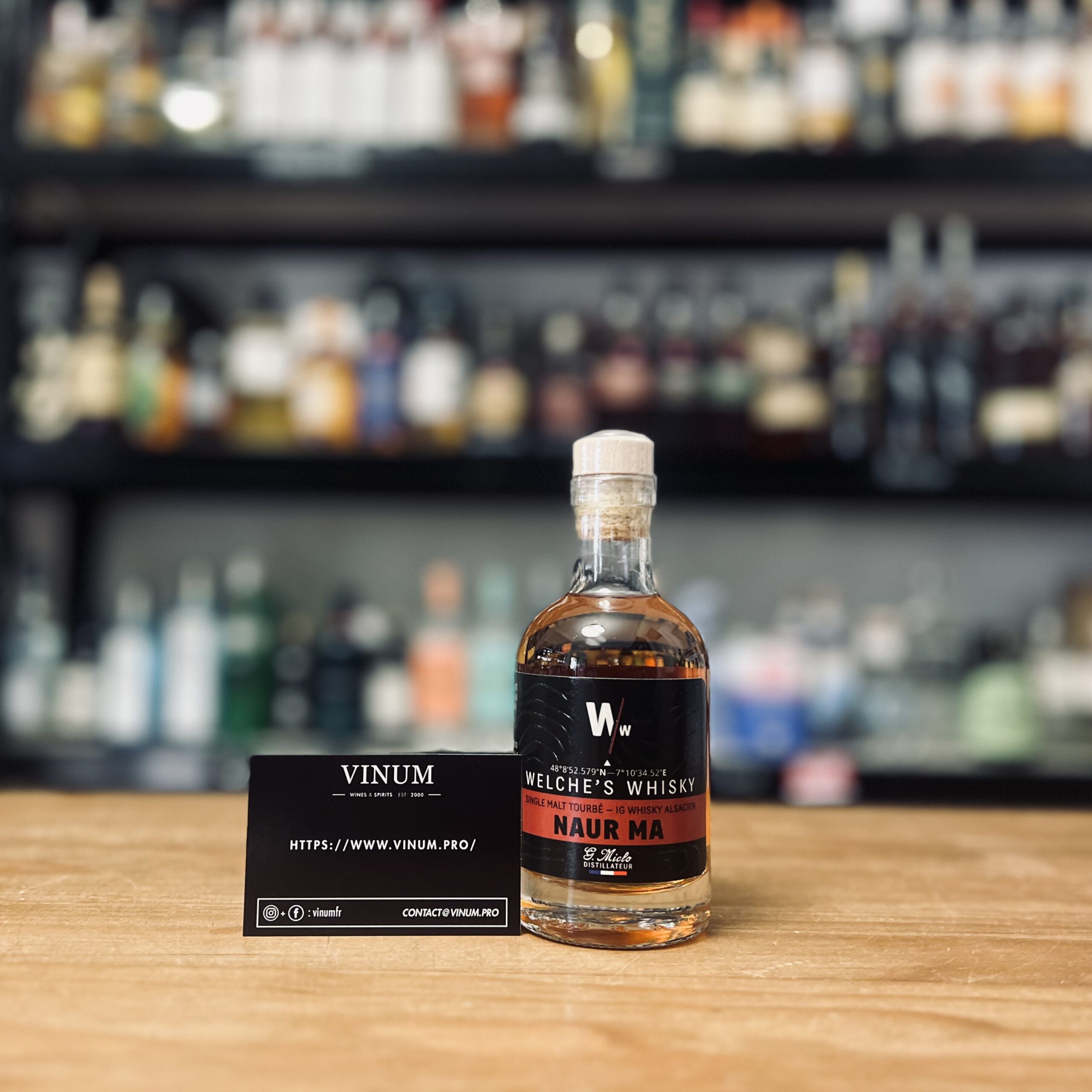 Single Malt Tourbé Welche's Whisky Naur ma-VINUM