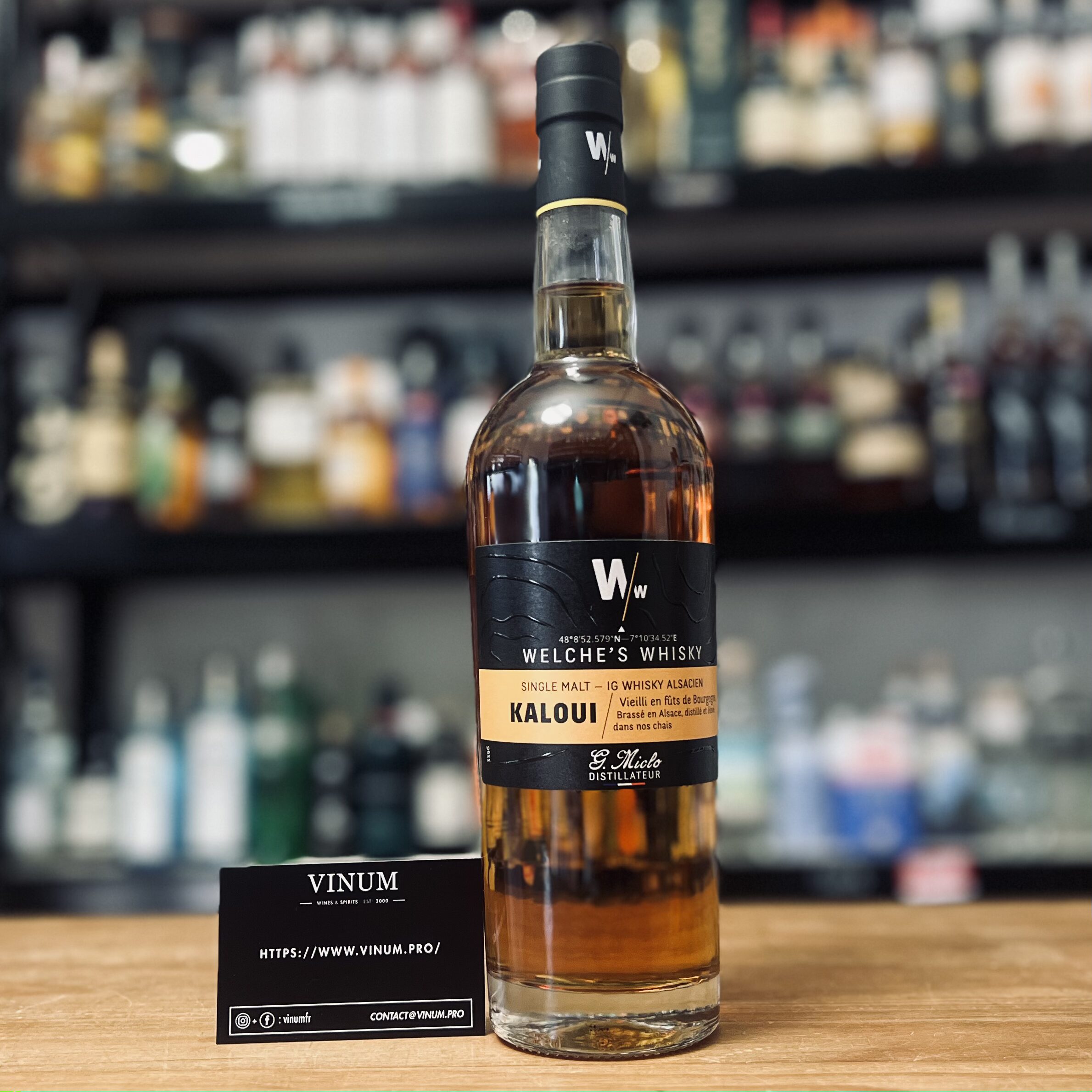 Single Malt Bourgogne Blanc Welche's Whisky Kaloui-VINUM
