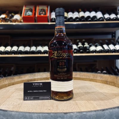 VINUM - Zacapa Solera 23 ans en Coffret Bois et Sous Verres