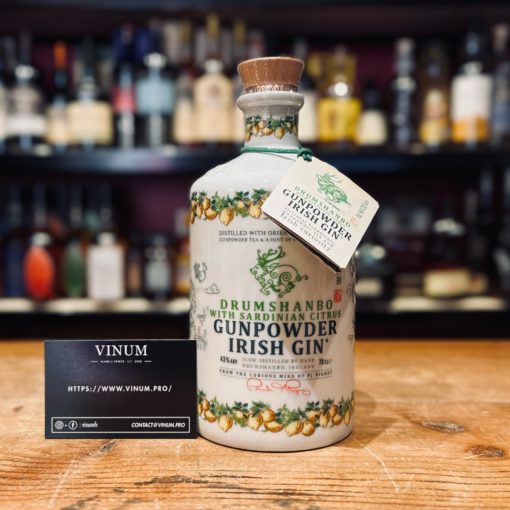VINUM - Drumshanbo Gunpowder Gin Sardinian Citrus Ceramic Bottle