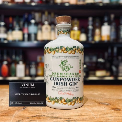 VINUM - Drumshanbo Gunpowder Gin Sardinian Citrus Ceramic Bottle