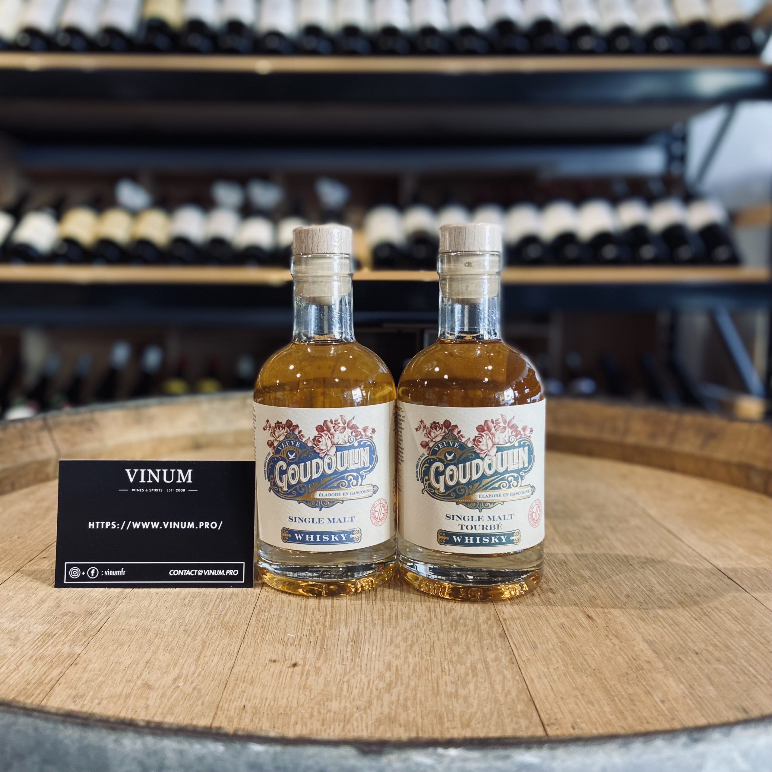 Veuve Goudoulin Coffret Whisky Esprit Gascon 2×20 cl, VINUM