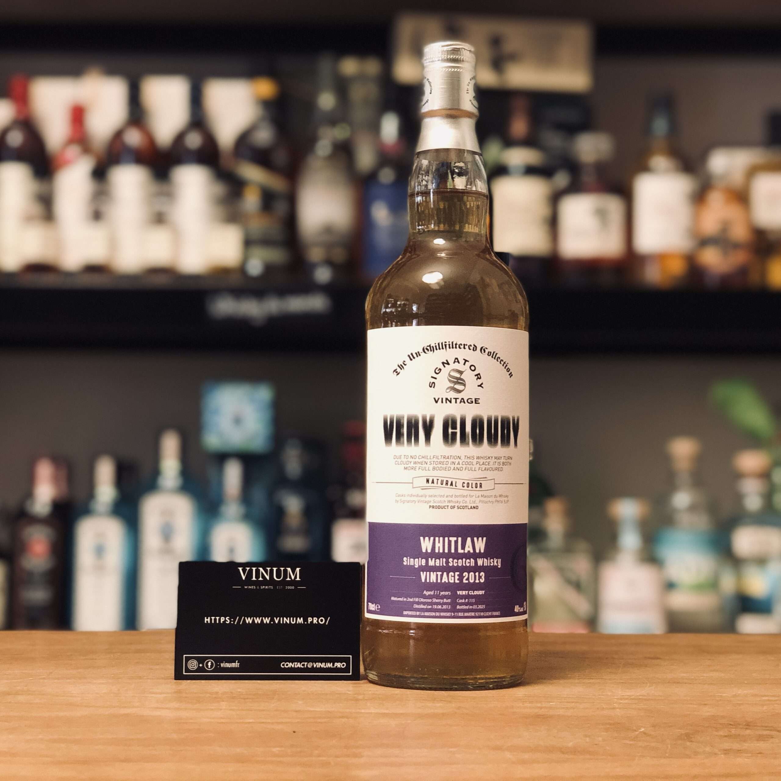 VINUM - Whitlaw 11 ans 2013 Very Cloudy