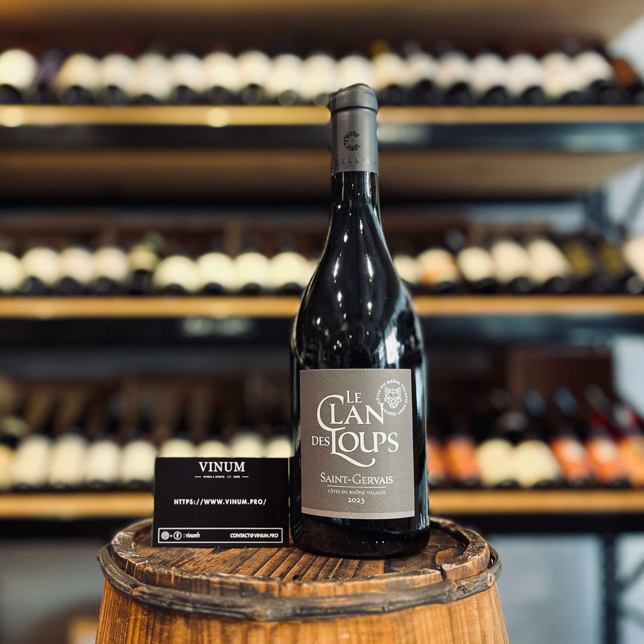 VINUM - Cellier des Chartreux Clan des Loups Côtes-du-Rhône Village St-Gervais 2023