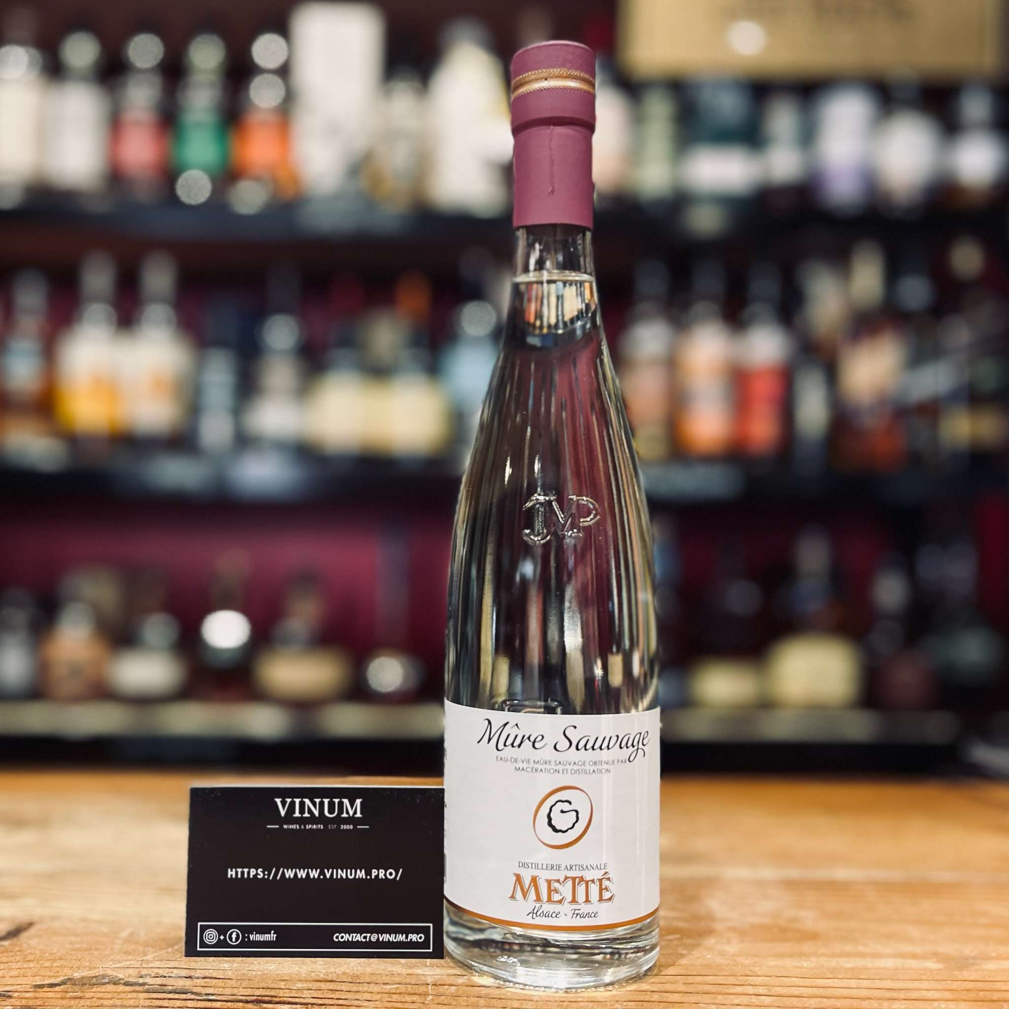 VINUM - Metté Eau de Vie Mûre Sauvage 50cl