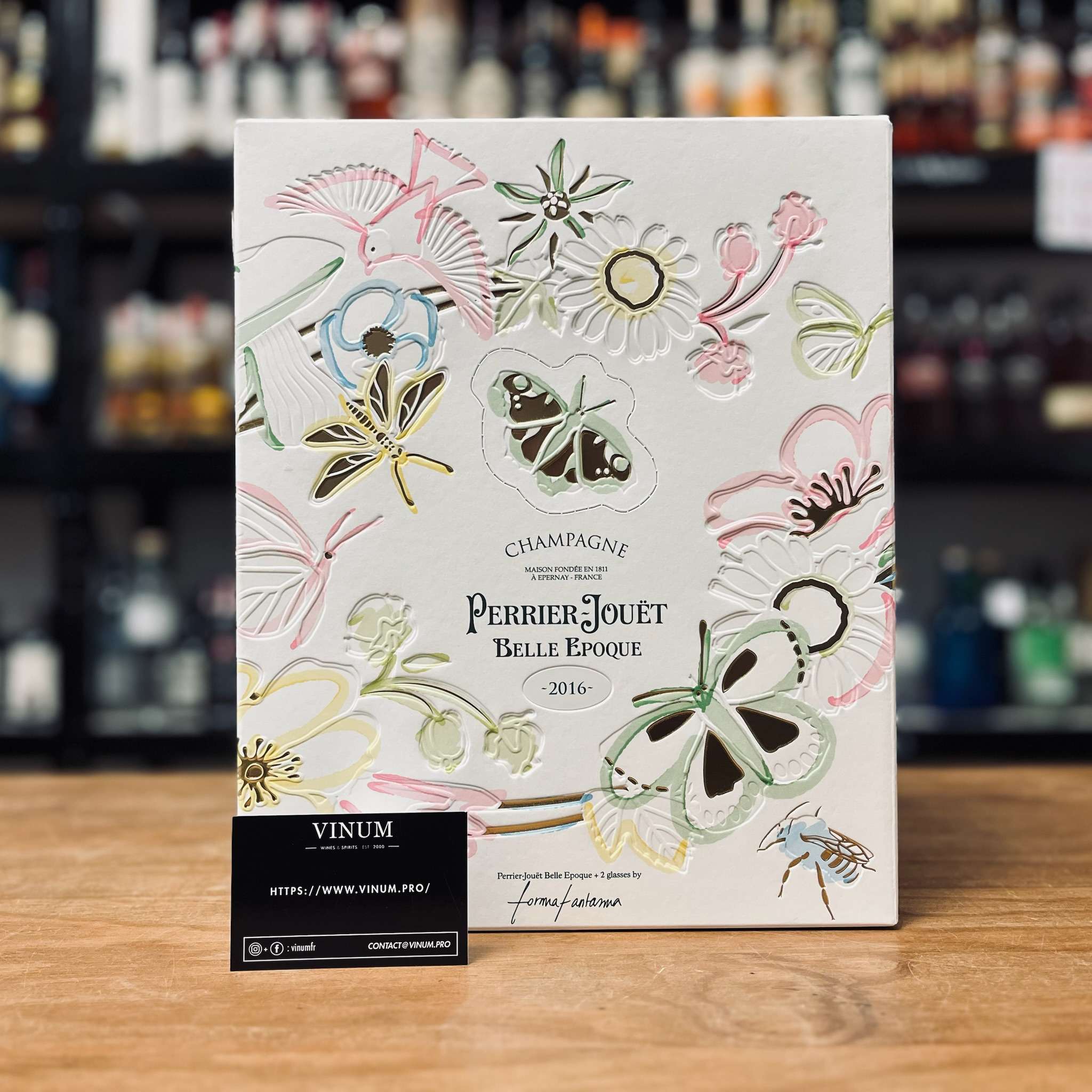 VINUM - Perrier-Jouët Coffret Belle Epoque + 2 verres