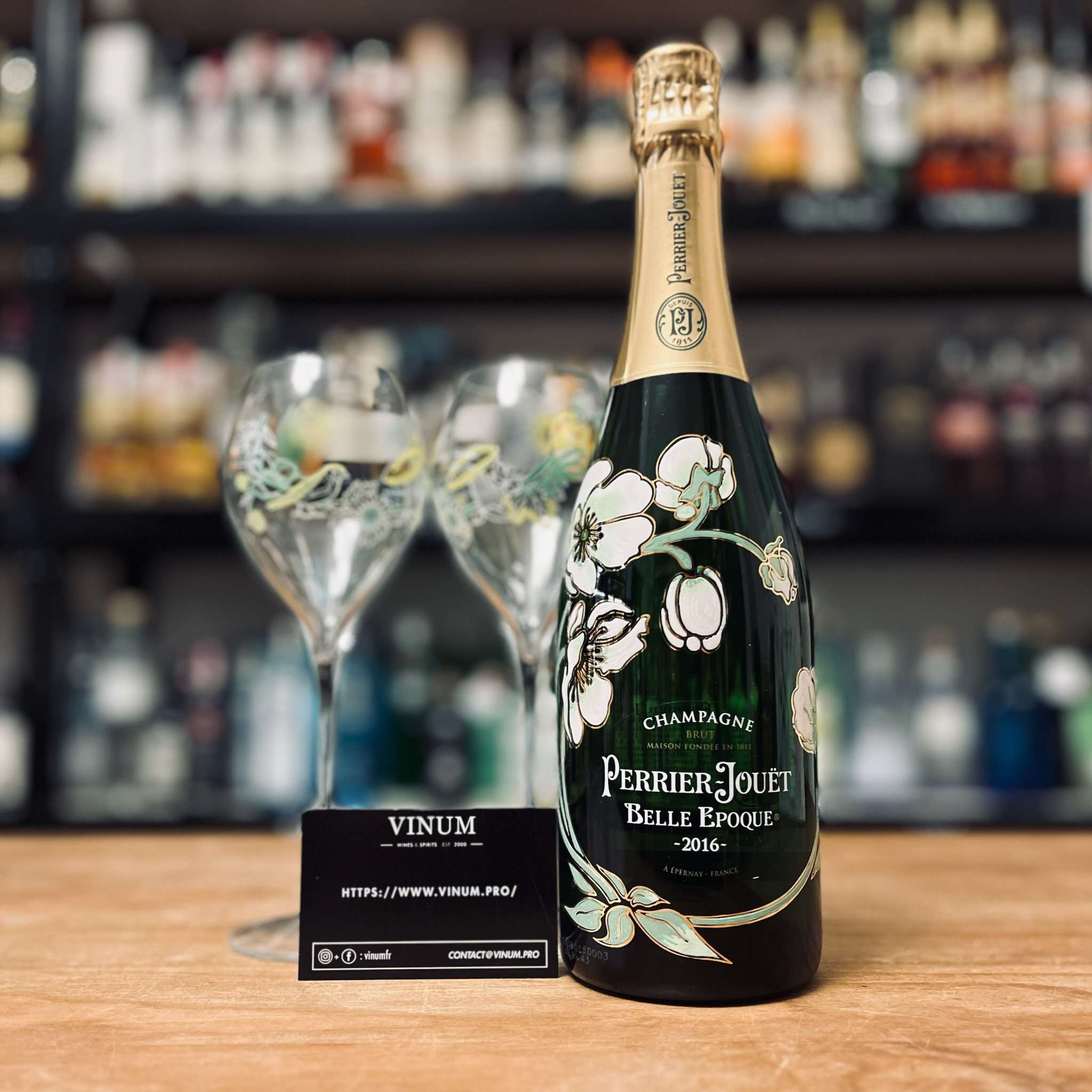 VINUM - Perrier-Jouët Coffret Belle Epoque + 2 verres