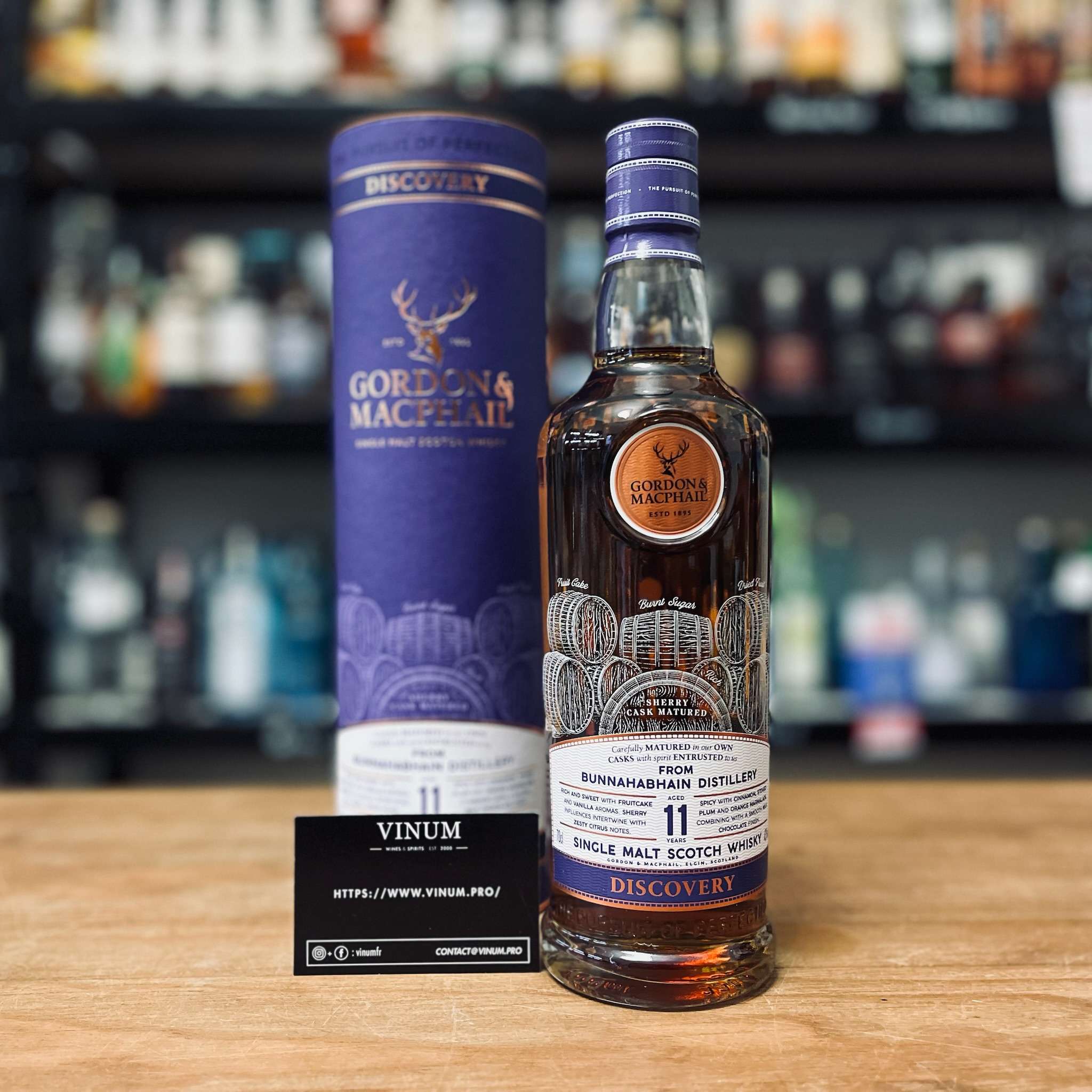 VINUM - Bunnahabhain 11 ans Sherry Discovery Gordon & Macphail